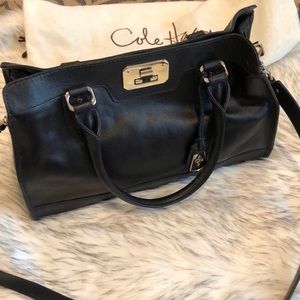 👜Cole Haan Black Leather Vintage Purse👜
